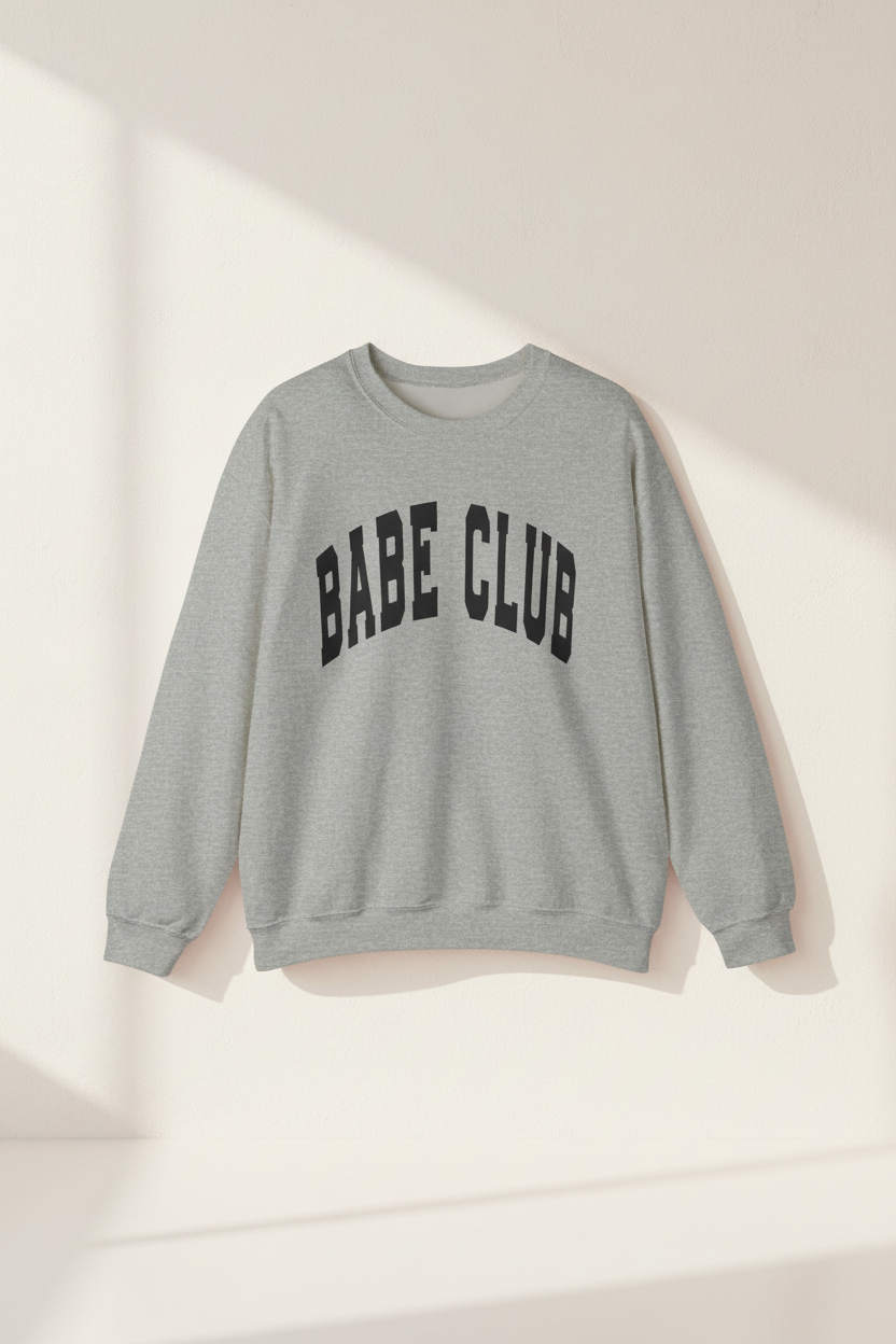 Babe Club Sport Grey Front