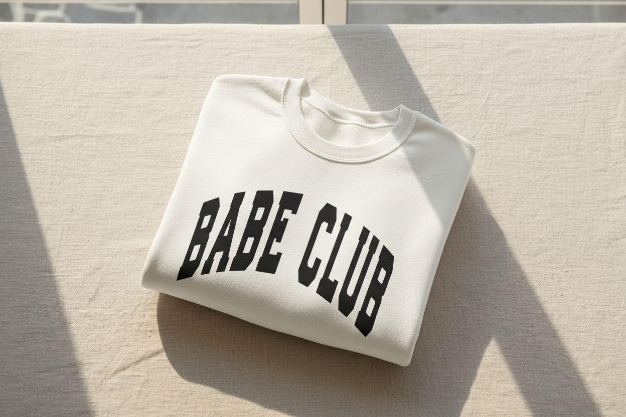 Babe Club White Folded