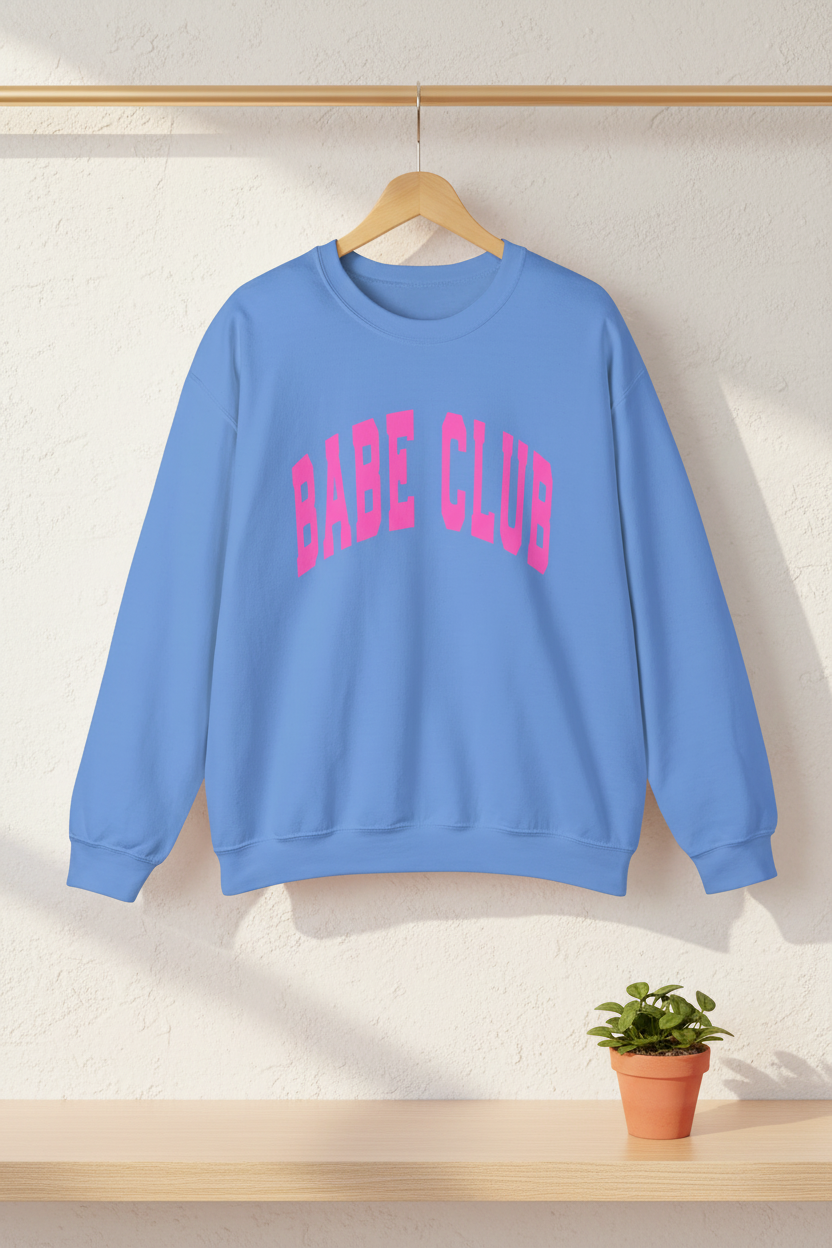 Carolina Blue Babe Club Pink Hanging