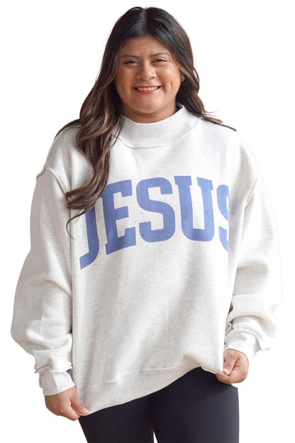 Faith Graphic Tunic Sweatshirt