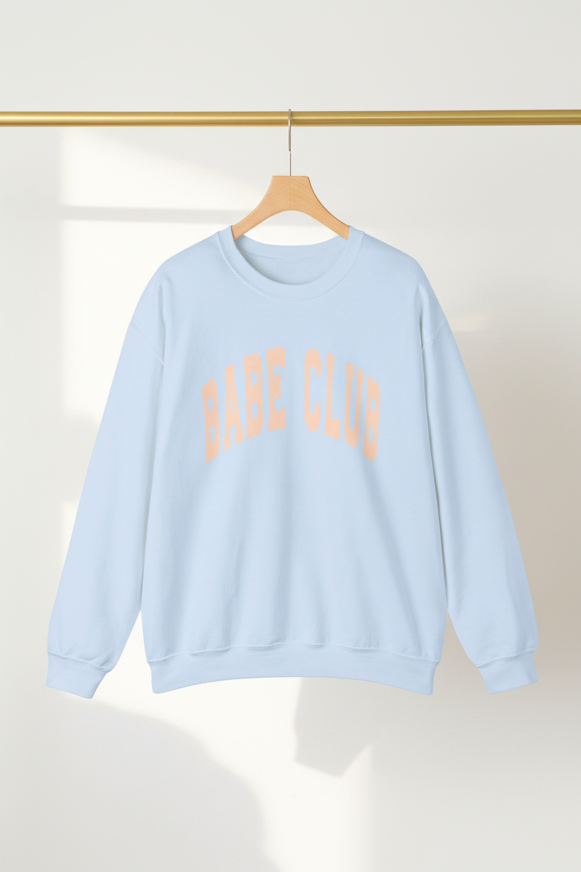 Light Blue Babe Club Hanging