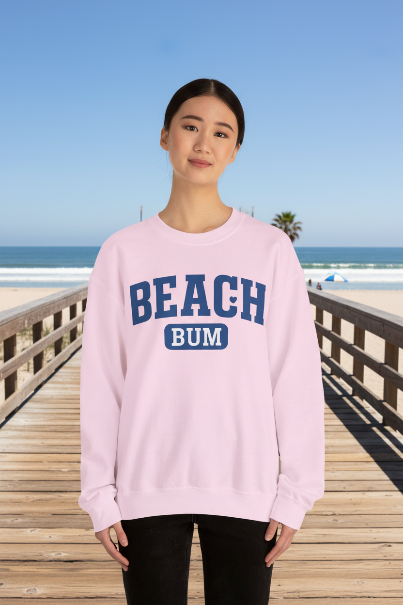 Light Pink Beach Bum On Model