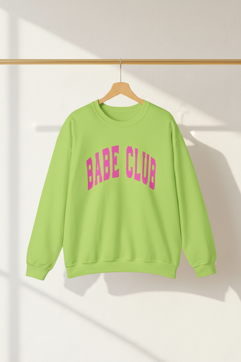 Safety Green Babe Club Pink Hanging