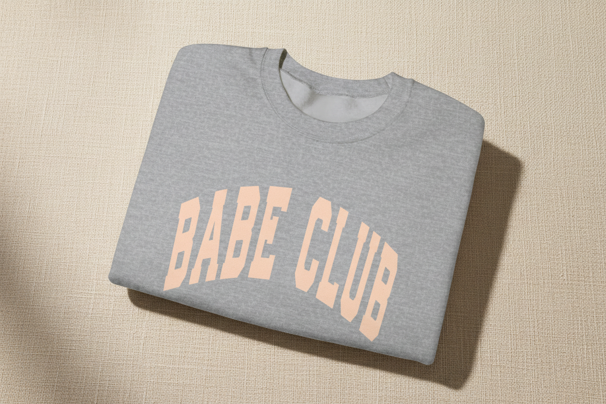 Sport Grey Babe Club Folded