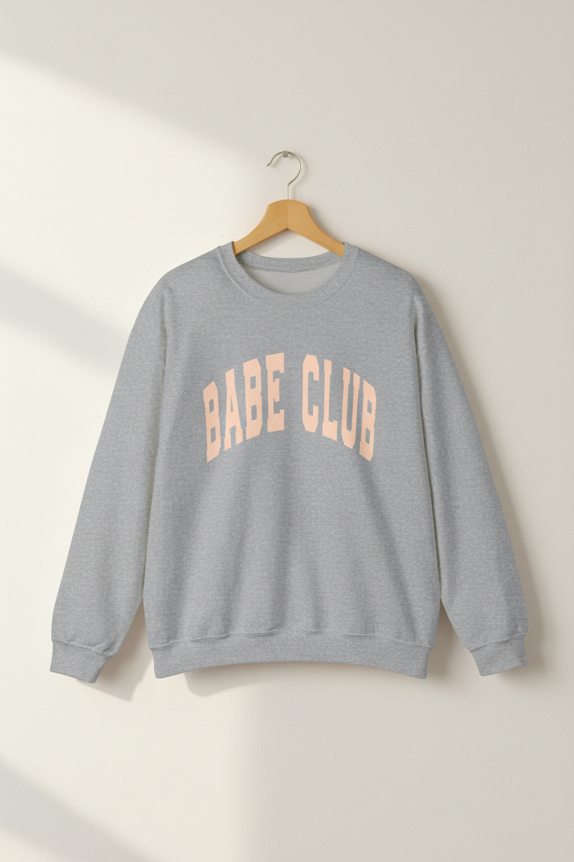 Sport Grey Babe Club Hanging